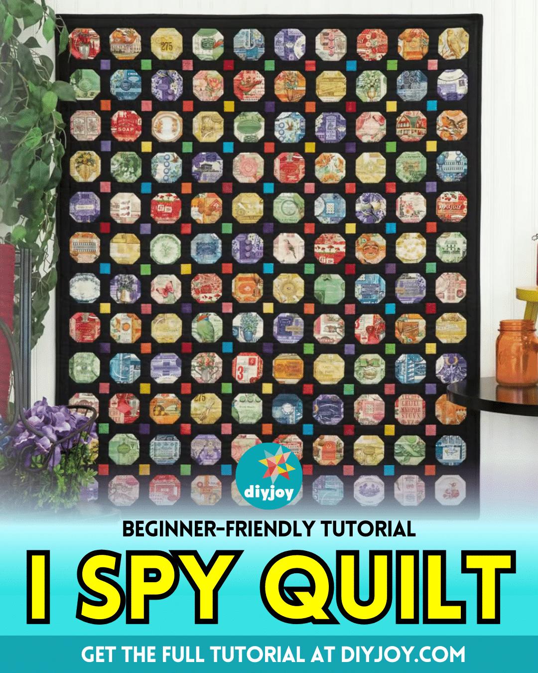 Easy I Spy Quilt Tutorial For Beginners