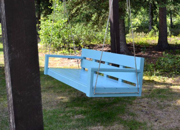 Large Modern Porch Bench Swing, forgiving enough for shaky first cuts and a look that outshines anything off a shelf