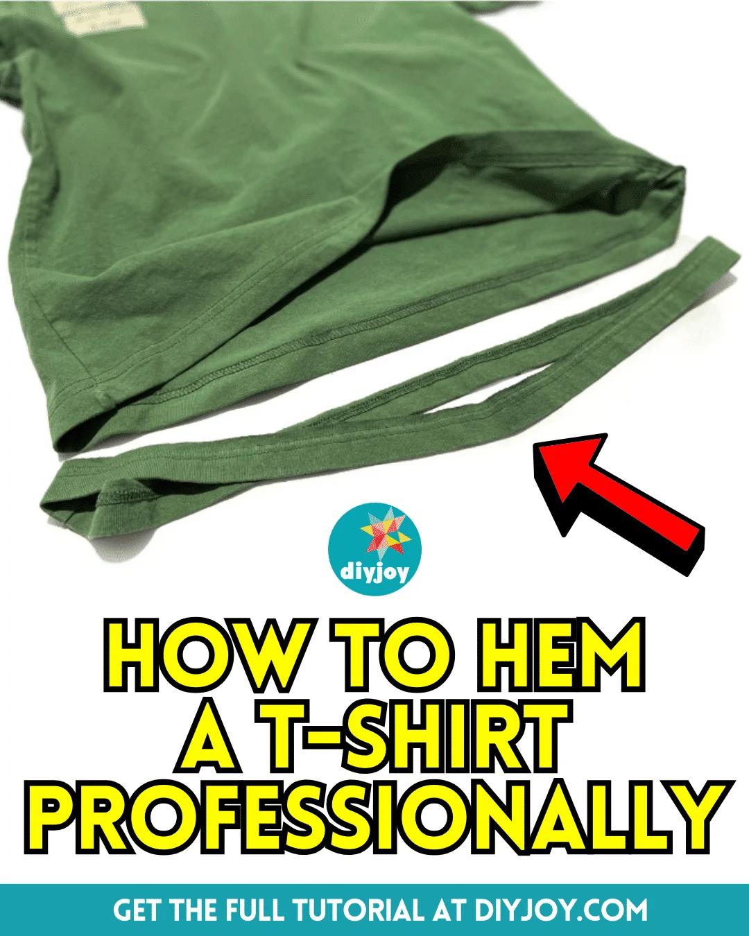 How To Hem A T-Shirt Professionally