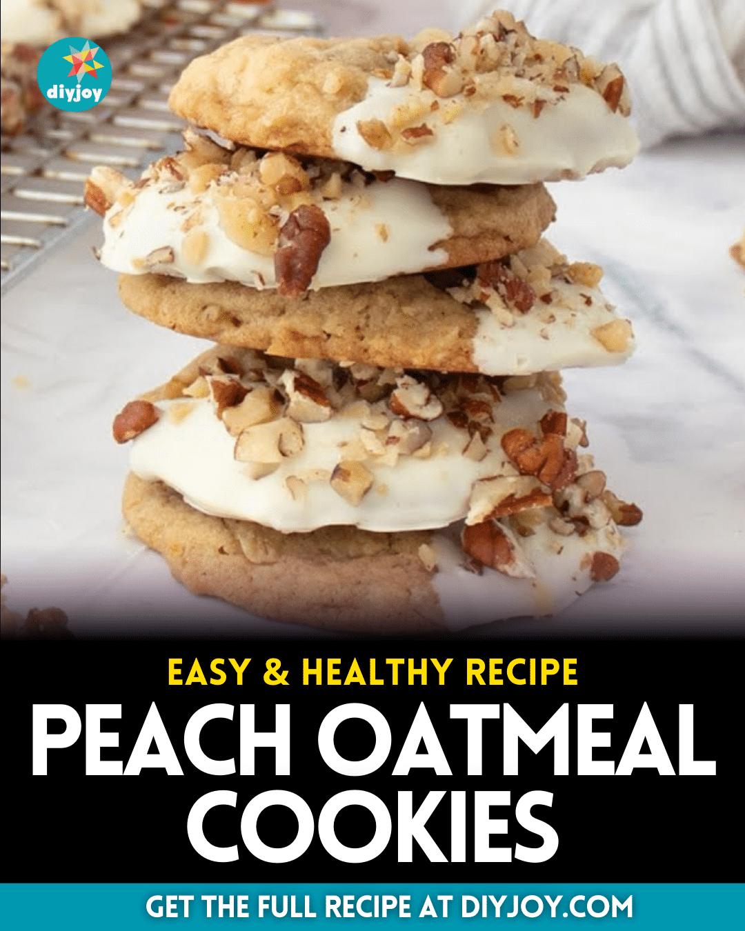 Easy Peach Oatmeal Cookies Recipe