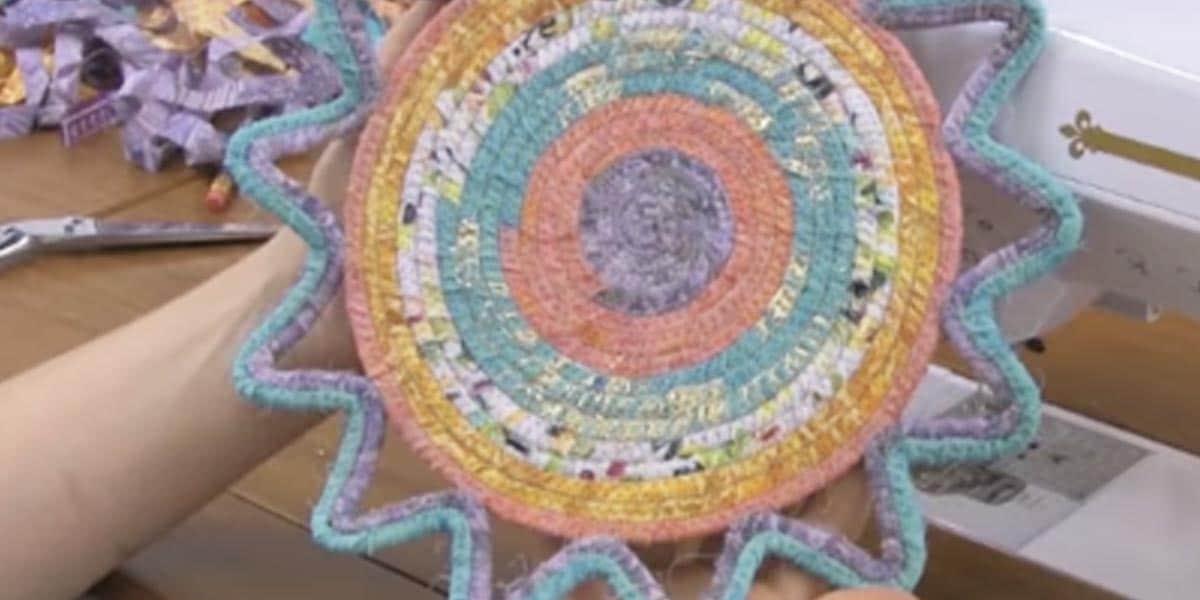 How To Make Coiled Fabric For Trivets, Rugs, Wall Art, and More!
