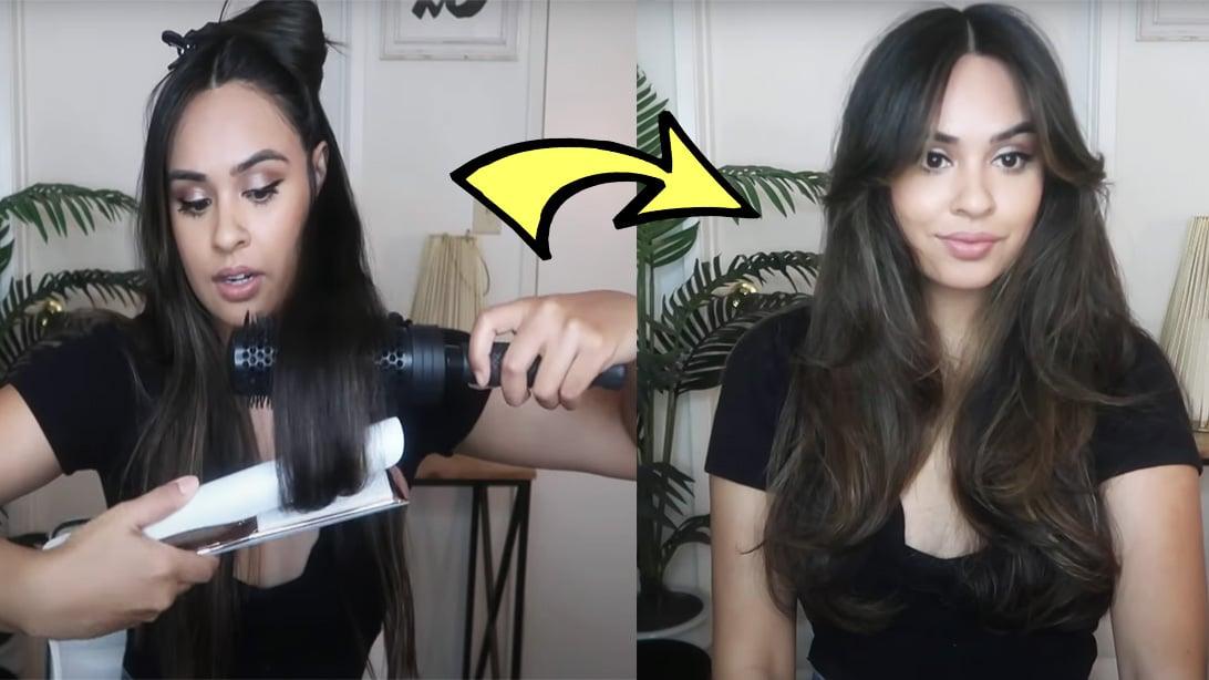 How to Fake a Salon Blowout at Home