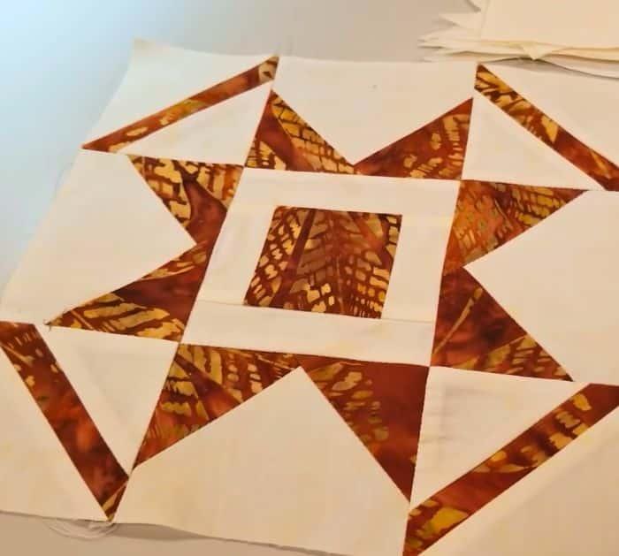 New Year's Star Quilt Block Project