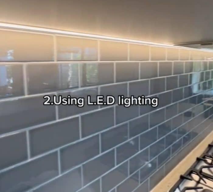 Using L.E.D lighting