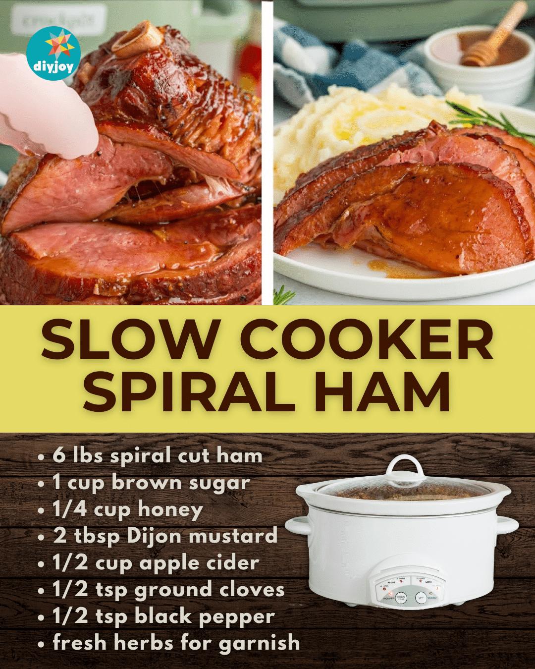 Slow Cooker Spiral Ham