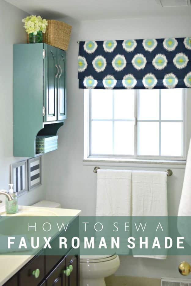 Faux Roman Shade, a clever storage solution, quick enough to finish before nap time and a keepsake worth handing down