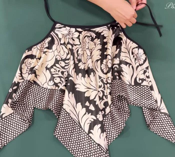 Easy Upcycled Scarf Top Sewing Tutorial