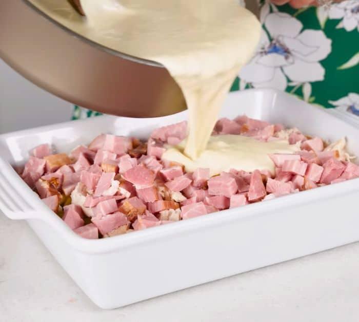 Chicken Cordon Bleu Casserole Recipe Instructions