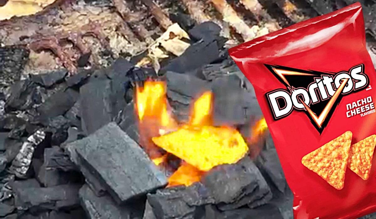 How To Light A Fire With Doritos