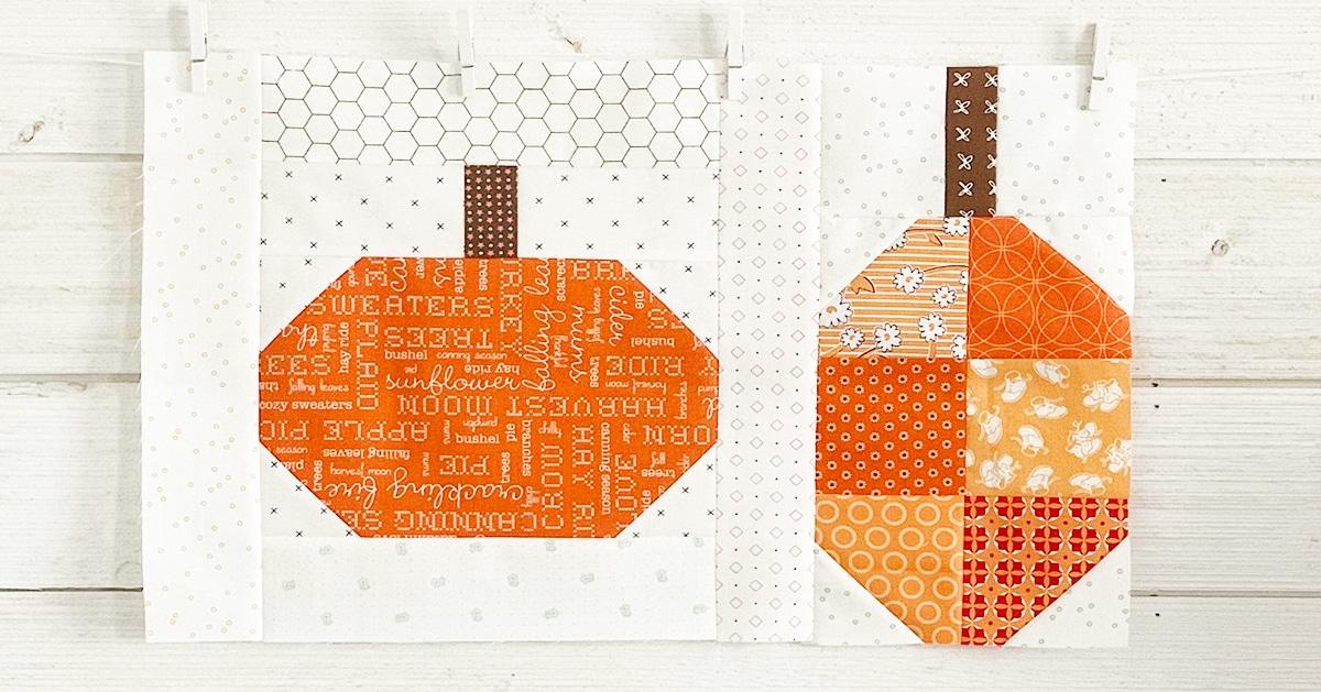 DIY Pumpkin Patched Block