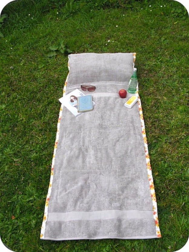 DIY Sewing Gift Ideas for Adults and Kids, Teens, Women, Men and Baby - Sew a Sunbathing Companion - Cute and Easy DIY Sewing Projects Make Awesome Presents for Mom, Dad, Husband,