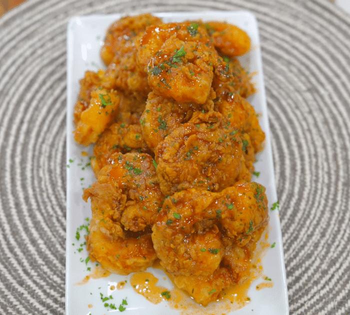 How to Make Hot Honey Fried Shrimp