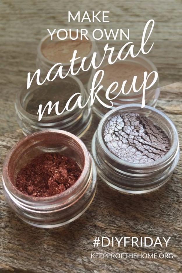 Make Your Own Natural Make Up, no special tools needed to pull this together and a small fix with a surprisingly big payoff