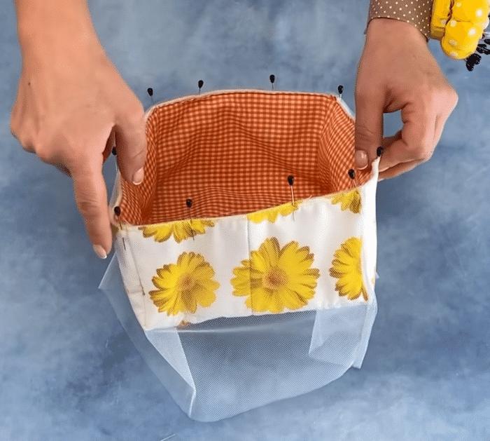 Bread Basket Food Cover DIY Tutorial Instructions