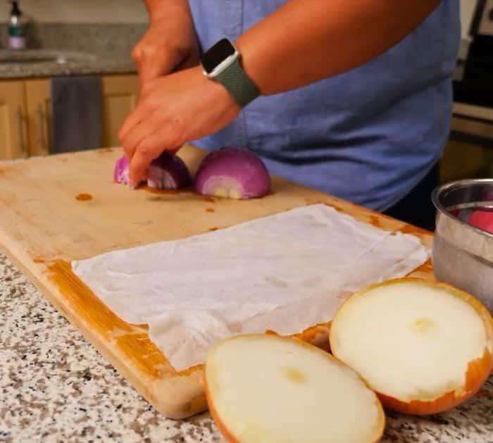 How to not cry when cutting onions