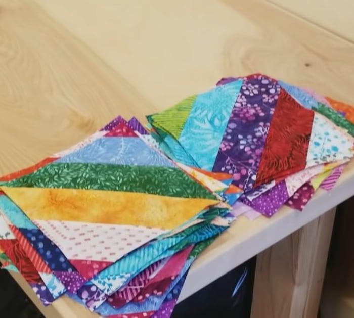 Tea Time Quilt Using 2 12 Strips Project