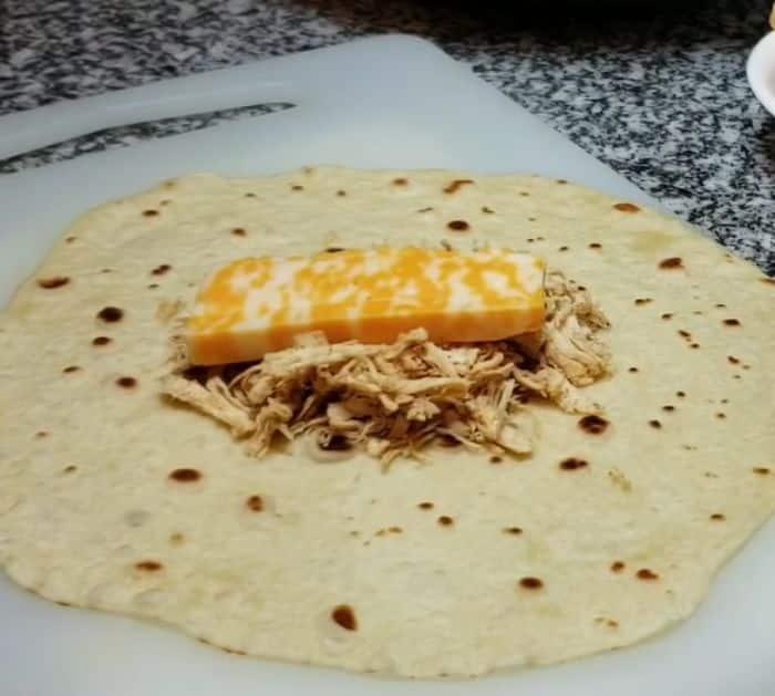Cheesy Chicken Chimichangas Ingredients