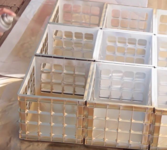 Make a DIY Marble and Gold Organizer with Dollar Tree materials