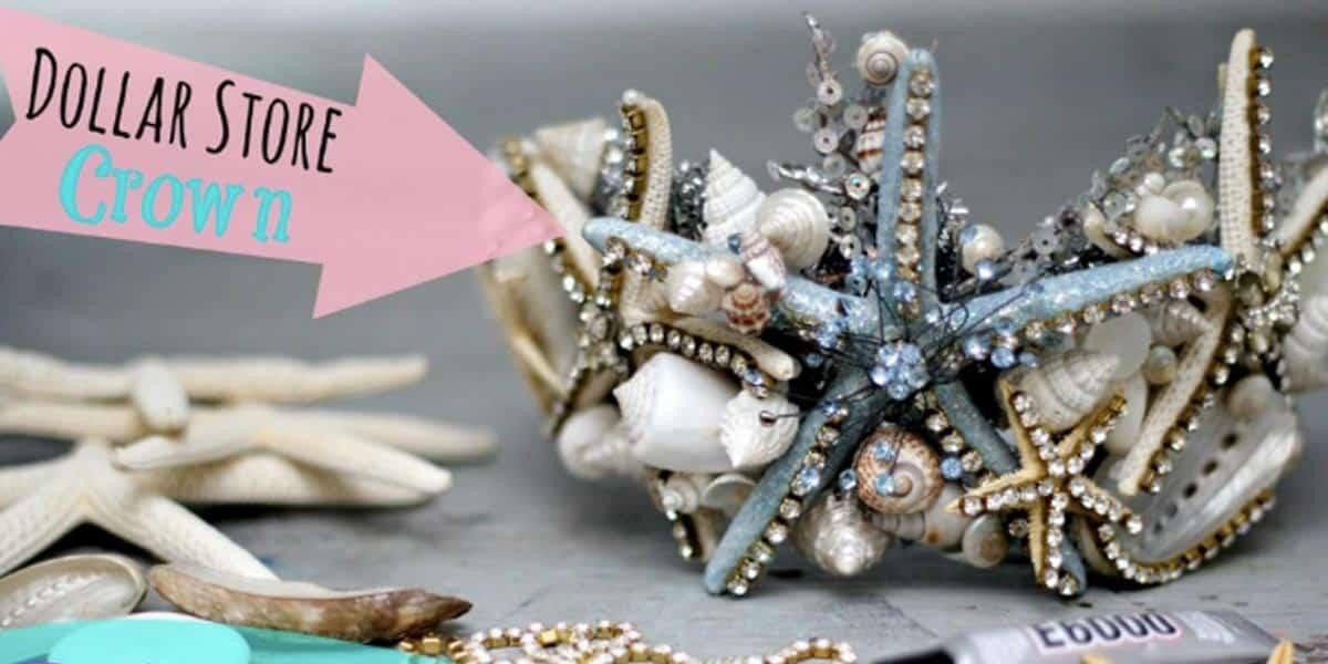 DIY Mermaid Shell Tiara