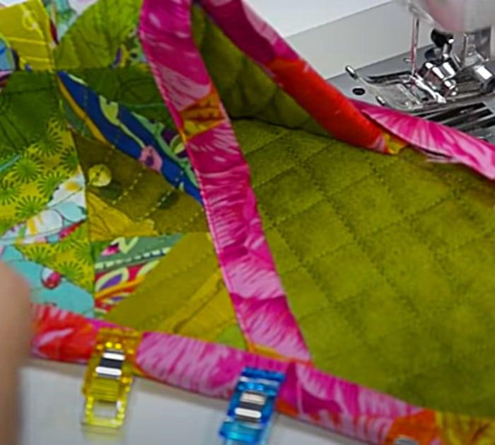 Make patchwork slippers evening project