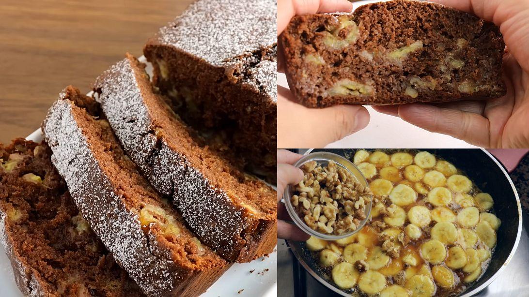 Yummy Walnut Banana Bread