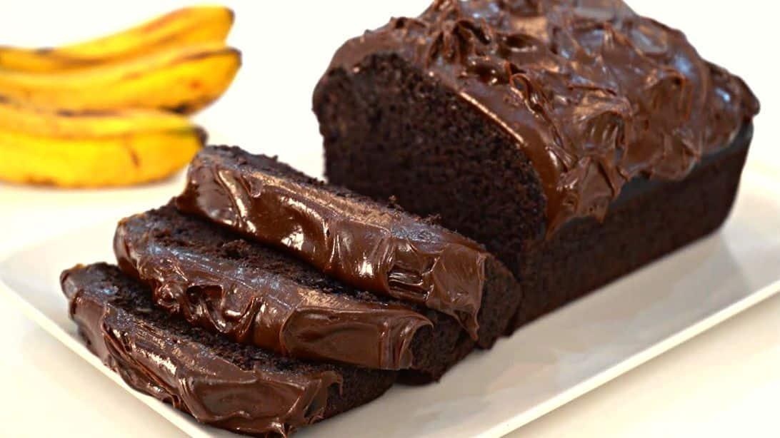 Easy-To-Make Moist Choco Banana Cake Using Overripe Bananas