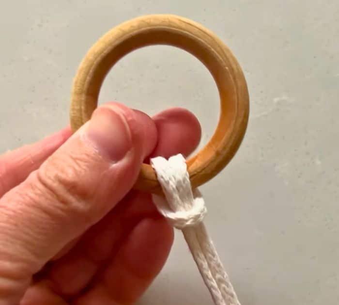 Easy Macrame Snowflake Ornament Materials