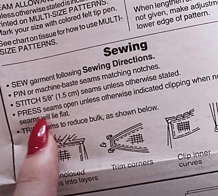 Pressing Your Pattern Pieces Is So Important