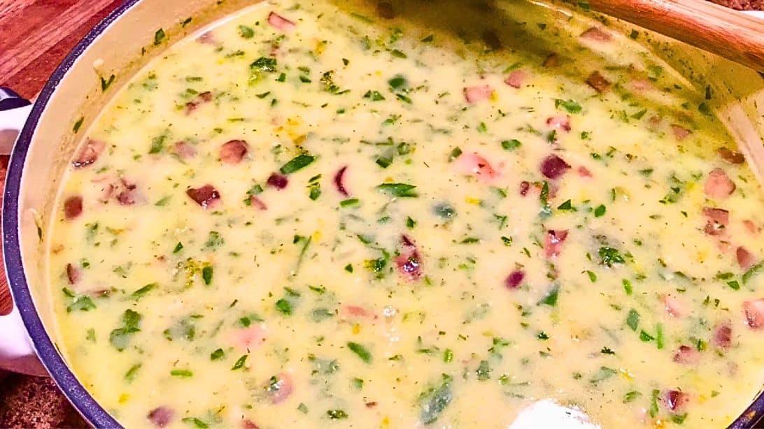 Easy Turkey, Vegetable, and Cheese Soup Recipe