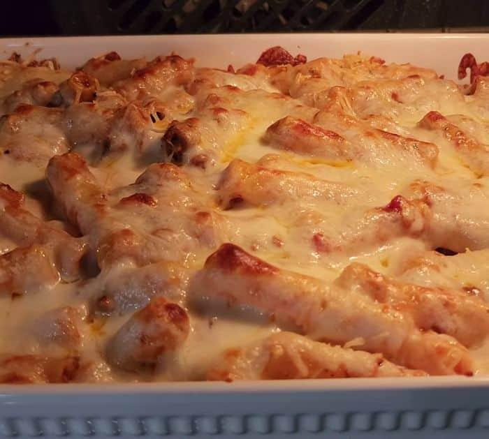 Easy Loaded & Cheesy Baked Ziti Recipe