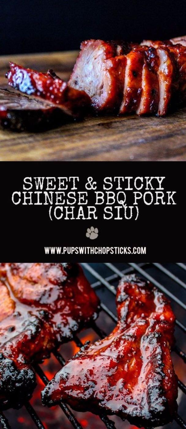 Best Barbecue Recipes - Sweet And Sticky Chinese BBQ Pork - Easy BBQ Recipe Ideas for Lunch, Dinner and Quick Party Appetizers - Grilled and Smoked Foods, Chicken, Beef and Meat, F