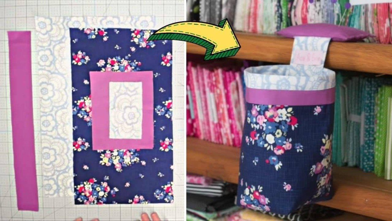 Easy Pincushion Thread Catcher Sewing Tutorial