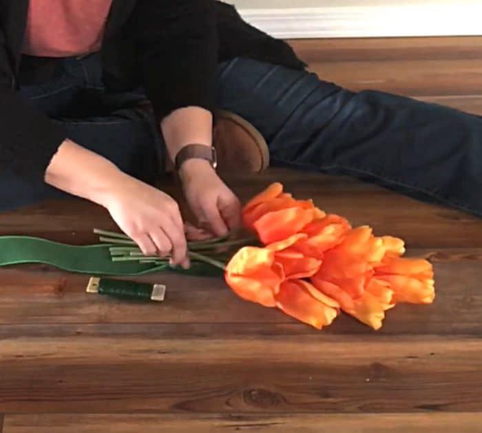 DIY Tulip Carrot Spring Decor Tutorial