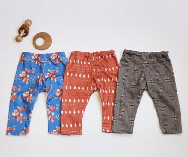 DIY Baby Leggings, a cozy handmade option worth the extra effort and better than a store bought version