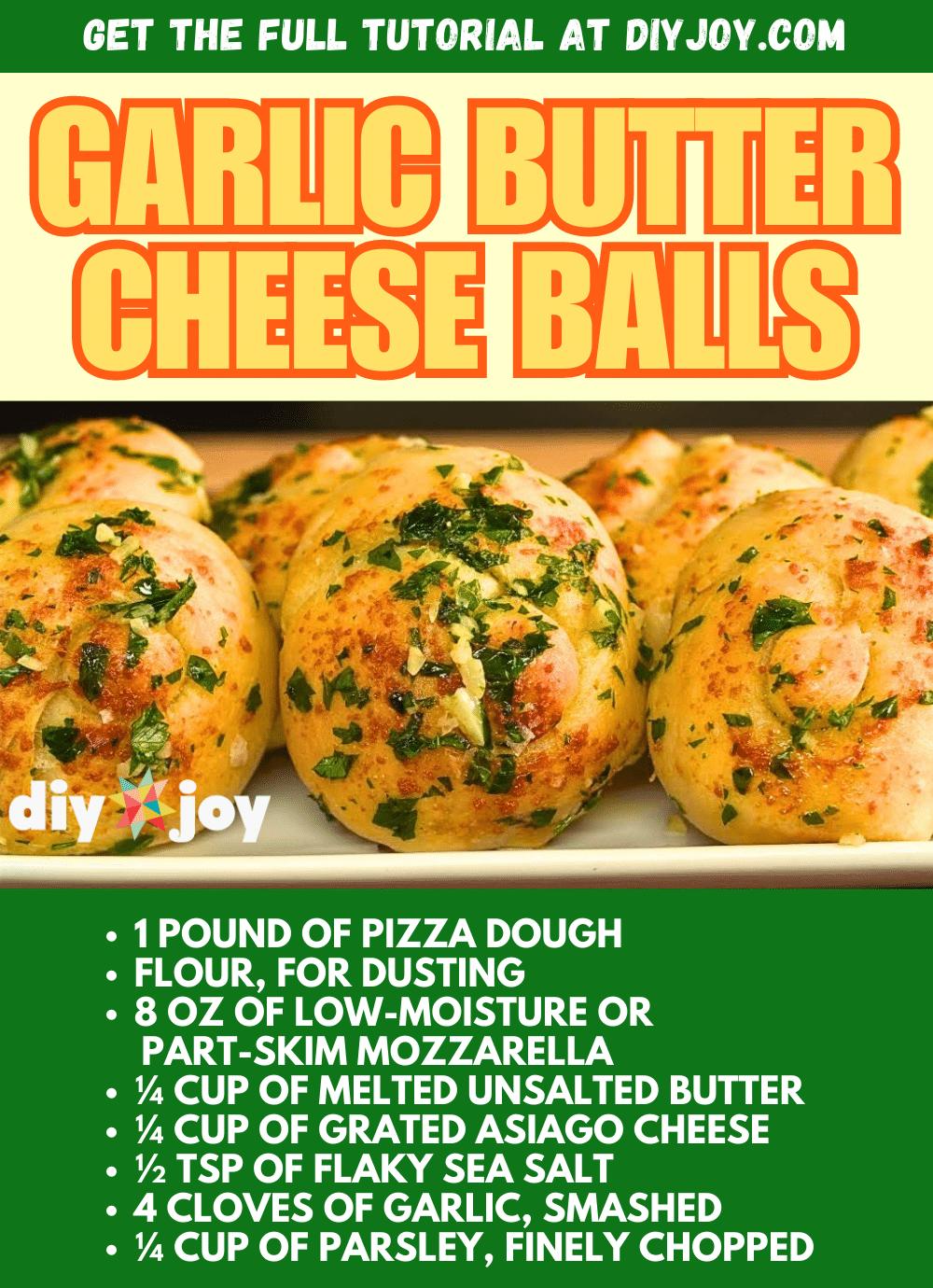 Garlic Butter Cheese Balls