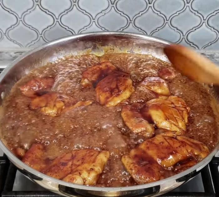 Easy To Make Honey Butter Glazed Chicken Thighs