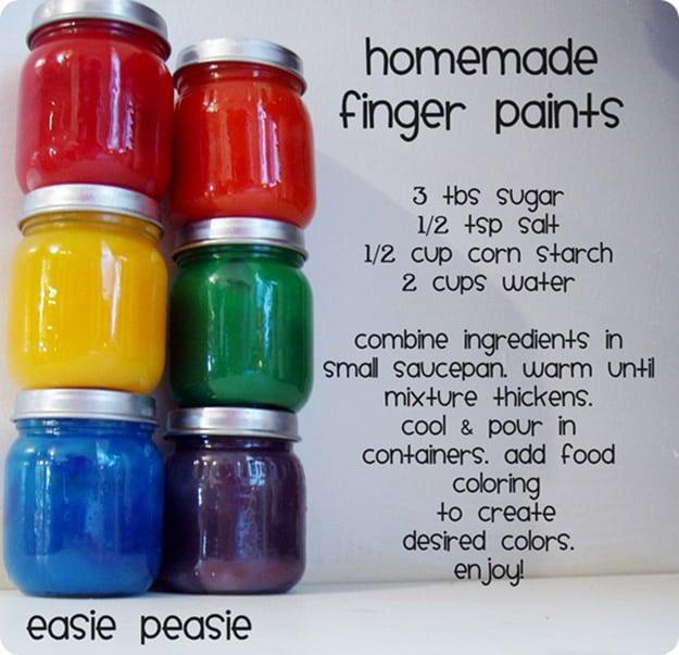 Easy DIY Crafts for Kids to Make | Fun Homemade Finger Paints | DIY Projects & Crafts by Sueeye at