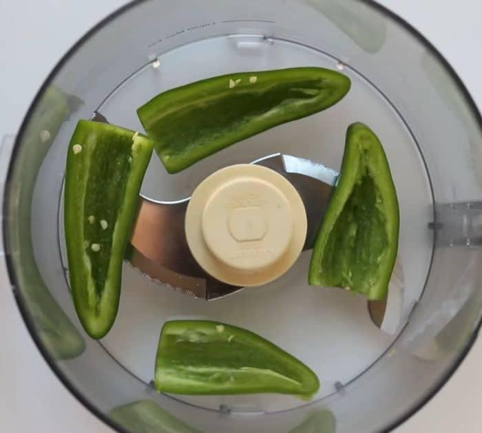 Homemade Green Cilantro Sauce Ingredients