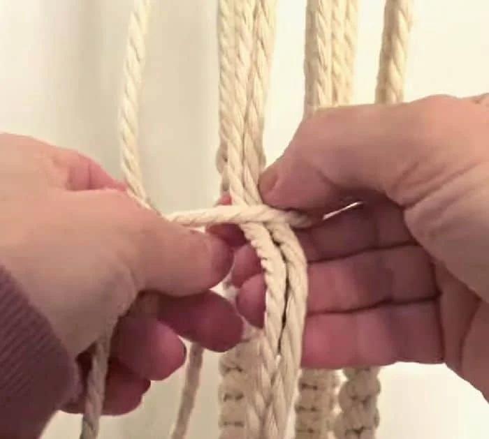 Easy To Make DIY Hanging Macramé Cat Bed