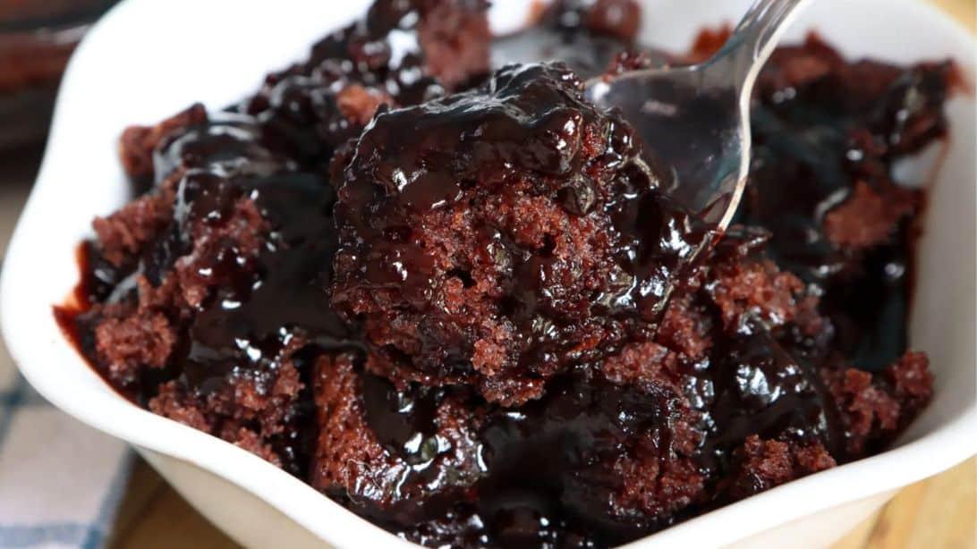 Easy To Make Molten Chocolate Cobbler