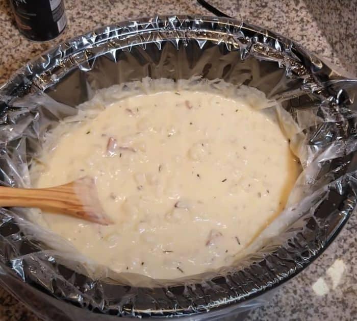 Easy crock pot potato soup recipe