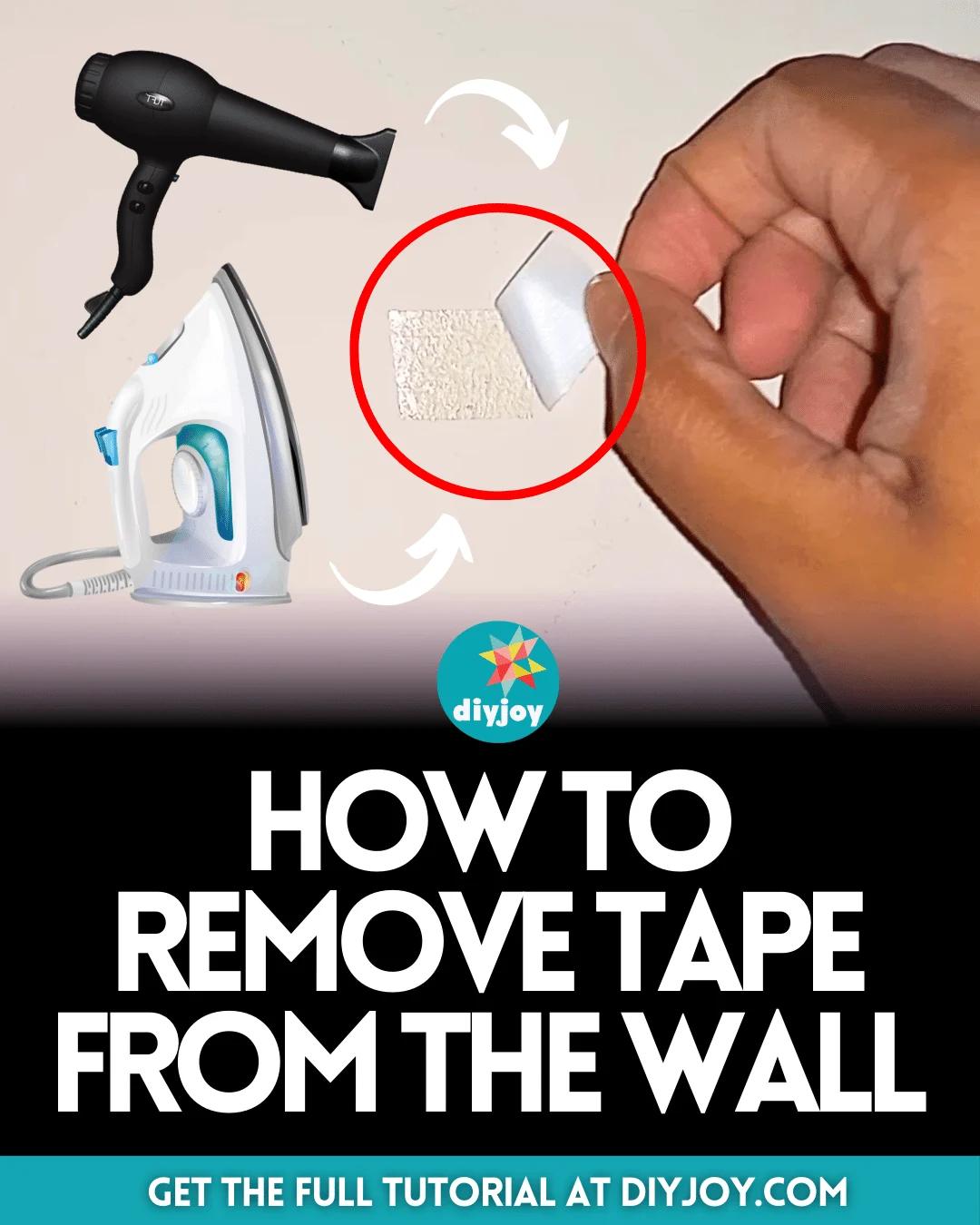 How to Remove Tape from the Wall