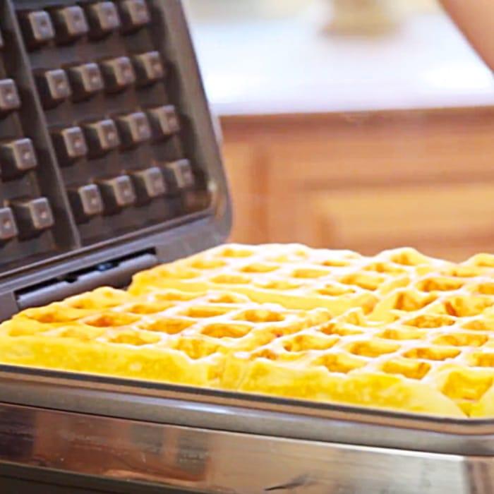 How To Make Waffles - Easy Breakfast Ideas - Morning Meal Ideas