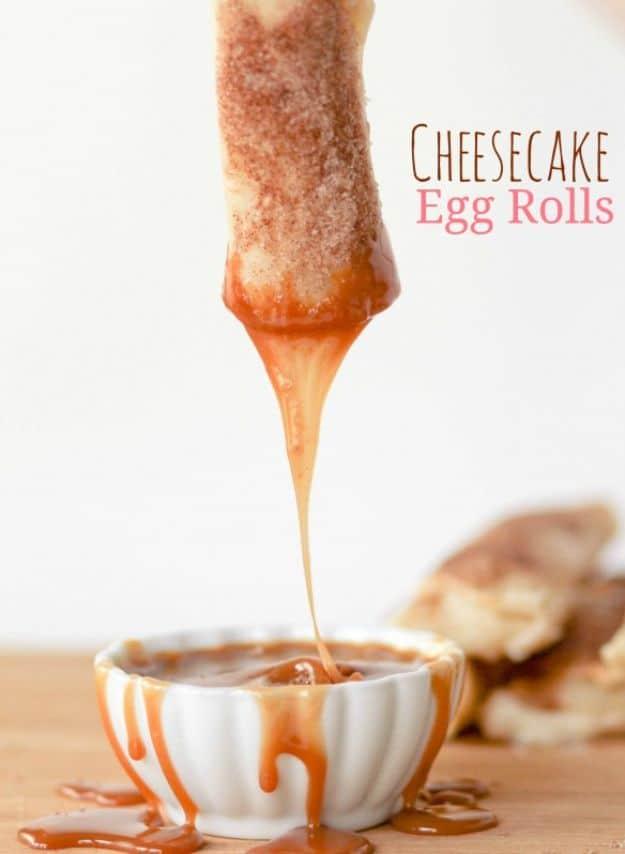 Best Recipes To Teach Your Kids To Cook - Cheesecake Egg Rolls - Easy Ideas To Show Children How to Prepare Food - Kid Friendly Recipes That Boys and Girls Can Make Themselves - No