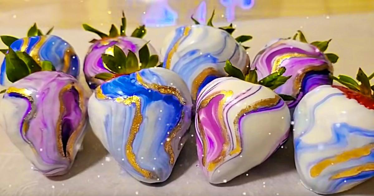 Marbleized Strawberry Recipe