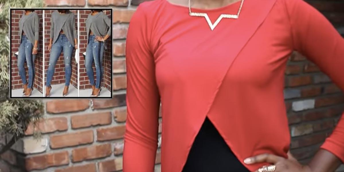 How to Sew A Criss Cross Blouse For The Holiday
