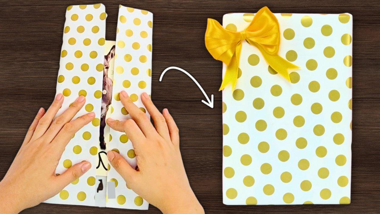 How to Wrap Gifts with Short Paper