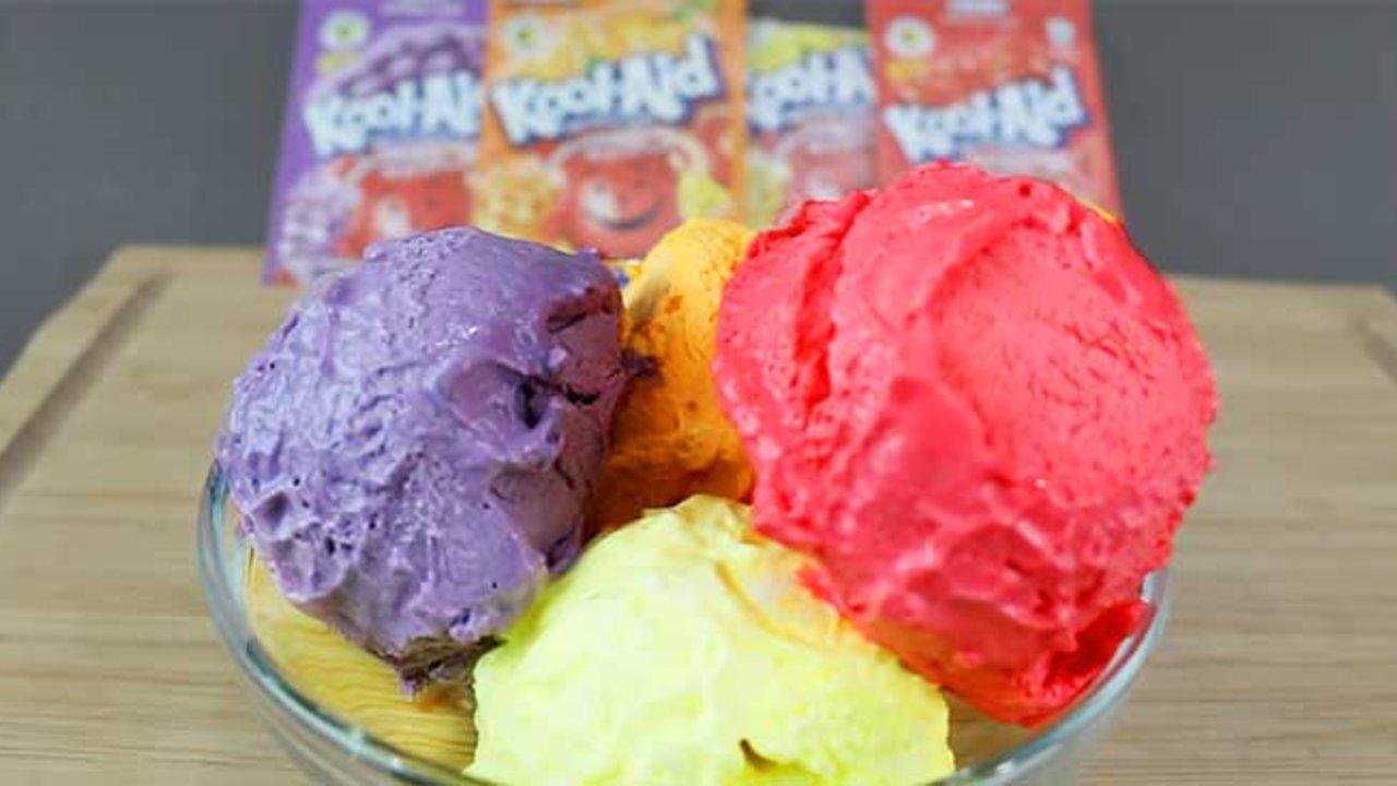 3-Ingredient Kool-Aid Ice Cream Recipe