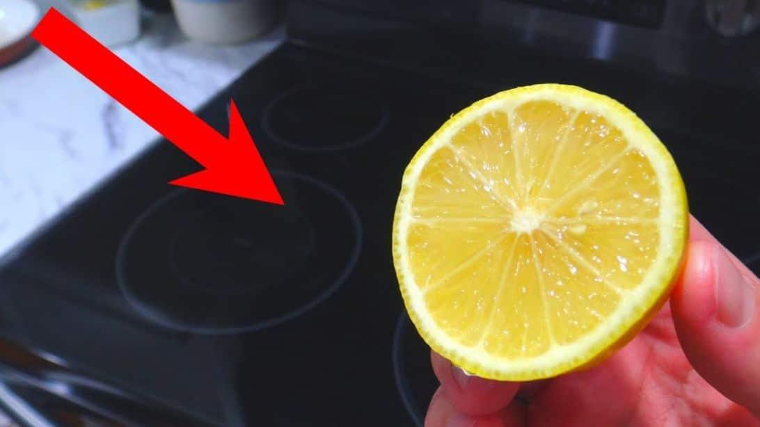 Rub a Lemon on Your Glass Stove Top