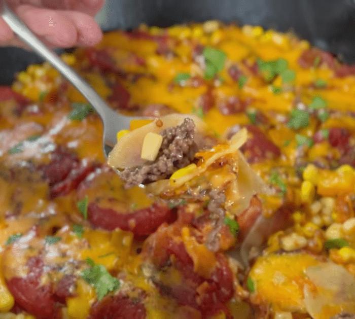 How to Make Landslide Skillet Casserole